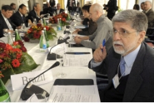 Ministro Brasile¿o Celso Amorim (ANSA) 