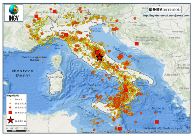 In Italia Un Terremoto Ogni 12 Minuti Nel 2017 - Terra & Poli - ANSA.it