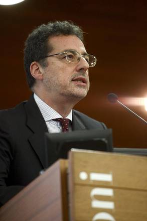 Guido Guidi, head Pharma europeo di Novartis, durante il convegno alla Bocconi - 4702e2ee9d8743d0a5fb886e51633d6d