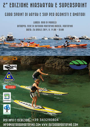 Area marina protetta Portofino ospita gara amatoriale kayak e sup