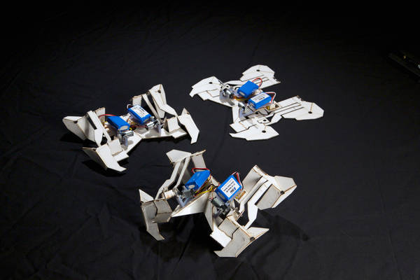 I robot Transformer che si assemblano da soli in 3 tempi (fonte: Seth Kroll, Wyss Institute)