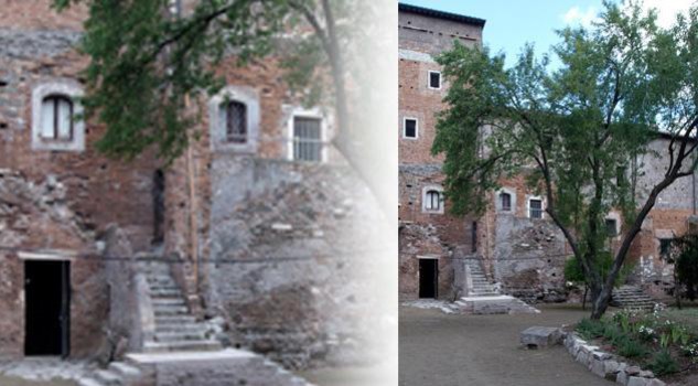 Il giardino dei monaci olivetani a S. Maria Nova sull'Appia Antica