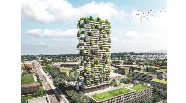 В Швейцарии построят зеленый небоскреб