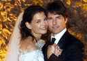 Tom Cruise e Katie Holmes il giorno del loro matrimonio durante una cerimonia da fiaba nel castello Odescalchi di Bracciano il 19 novembre 2006