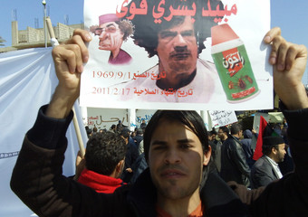 Proteste contro Gheddafi