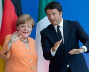 Angela Merkel e Matteo Renzi (ANSA)