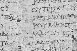 Nei papiri di Ercolano il luogo di sepoltura di Platone. Fotografia al vicino infrarosso (Fonte: D.P. Pavone)
