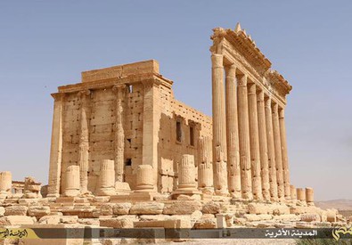 Isis distrugge tempio di Bel a Palmira (ANSA)