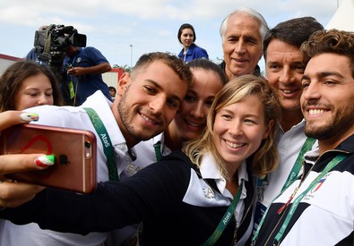 Matteo Renzi a Rio (ANSA)