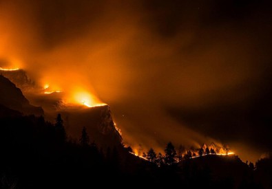 Incendi: Cuneese, la Valle Varaita brucia da luned scorso (ANSA)