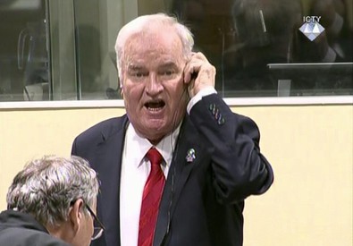 Mladic dopo la sentenza (ANSA)