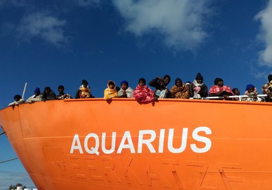 La nave Acquarius in una foto d'archivio (ANSA)