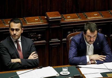 Luigi Di Maio e Matteo salvini in una foto d'archivio (ANSA)