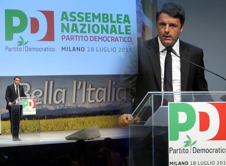 Auditorium Expo, assemblea nazionale del Pd: l'intervento di Renzi © ANSA