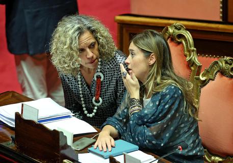 Monica Cirinnà con Maria Elena Boschi © ANSA