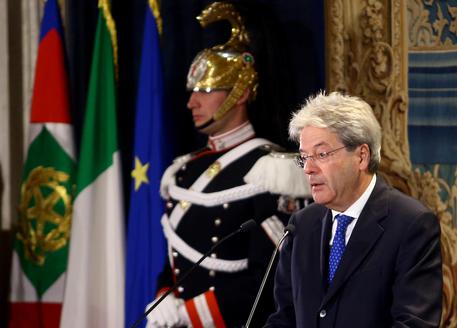 Gentiloni oggi al Quirinale © ANSA