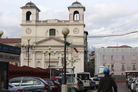 L'Aquila Piazza Duomo in una foto diffusa il 3 aprile 2015 © ANSA 