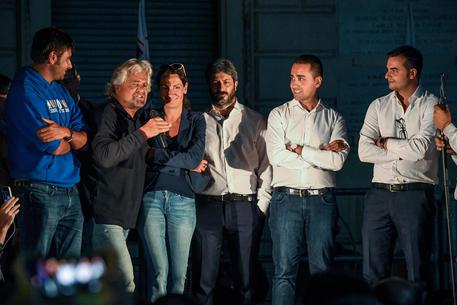 ++ Roma: Grillo, stiamo sfondando sistema, fanc..tutti ++ © ANSA