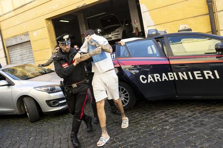 Paolo Pirino, uno dei due fermati per l'omicidio di Luca Sacchi © ANSA