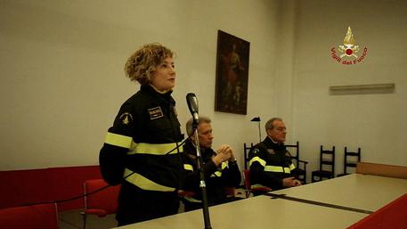 Natalia Restuccia comandante dei Vigili del fuoco di Bologna © ANSA