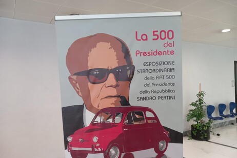 In Consiglio Liguria l'iconica Fiat 500 D che fu di Pertini