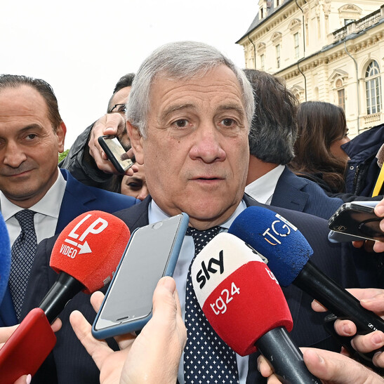 El canciller italiano, Antonio Tajani.