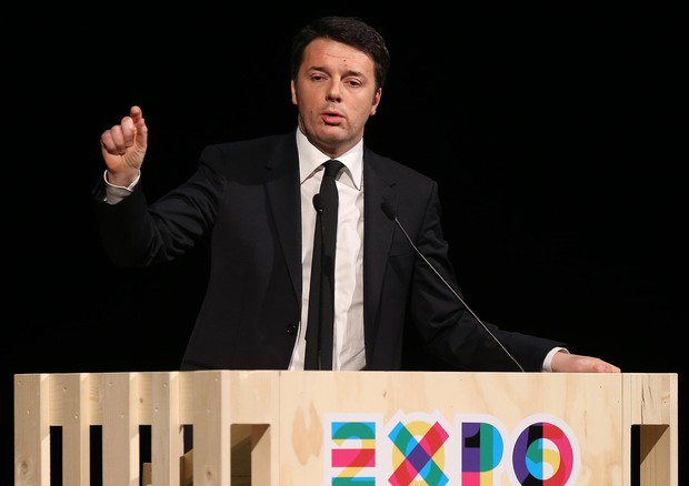 Il presidente del Consiglio Matteo Renzi al convegno 