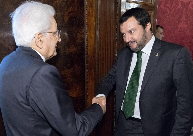 Mattarella e Salvini (ANSA)