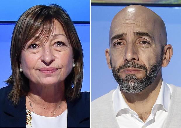 Donatella Tesei e Vincenzo Bianconi © ANSA