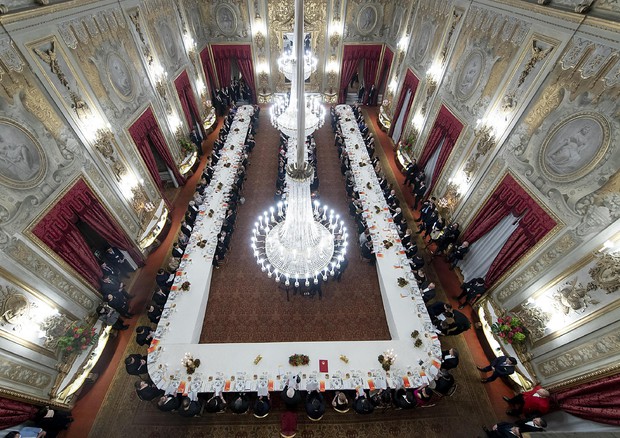 La cena al Quirinale (ANSA)