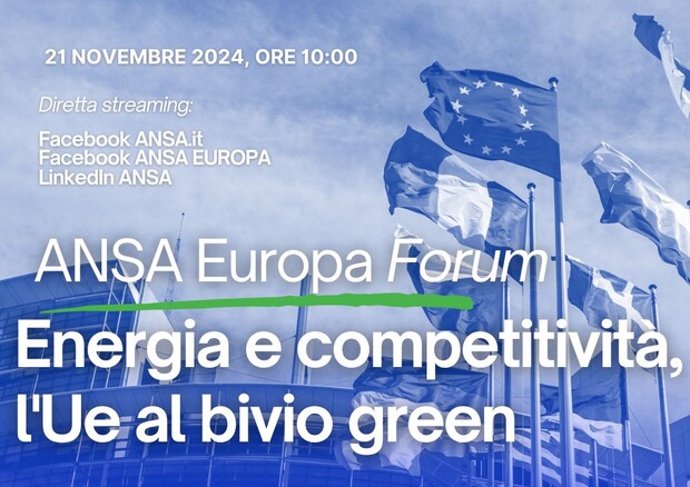 Il Forum Ansa su politiche green, energia e competitività (ANSA)