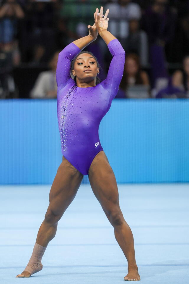 Parigi Ginnastica Biles Per Nona Volta Campionessa Usa Foto