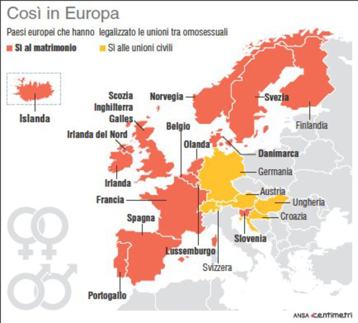 Unioni civili Parlamento Ue Italia dica sì alle nozze gay Politica ANSA