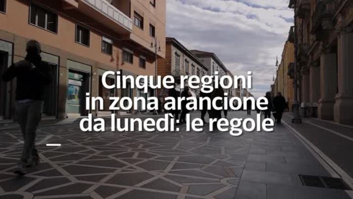 Cinque Regioni In Zona Arancione Da Oggi Le Regole Italia Ansa It