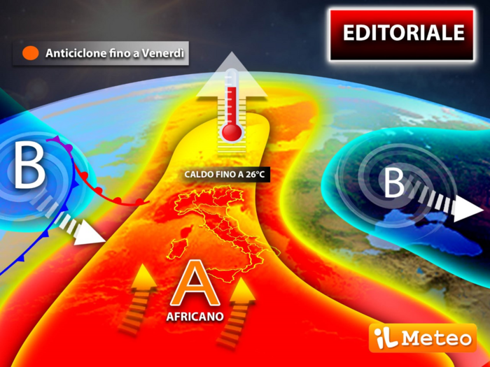 Meteo: Torna L'anticiclone Africano, Temperature Fino A 26°C - Cronaca ...