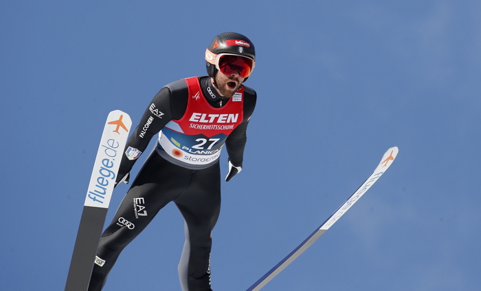 Fis Alessandro Pittin Nel Salto Con Gli Sci A Planica Sport Ansa It