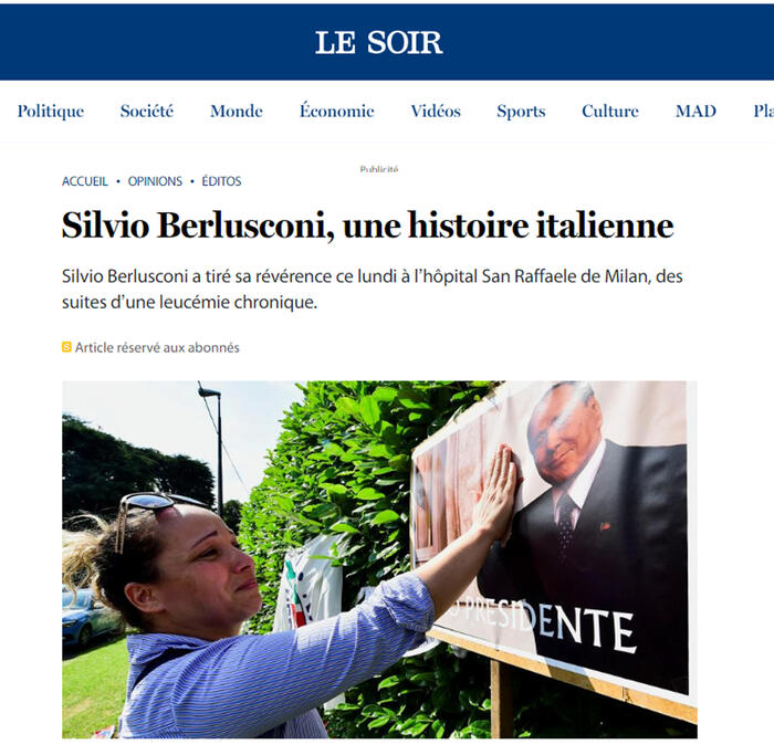 La Morte Di Berlusconi Sulle Prime Pagine Dei Quotidiani Notizie