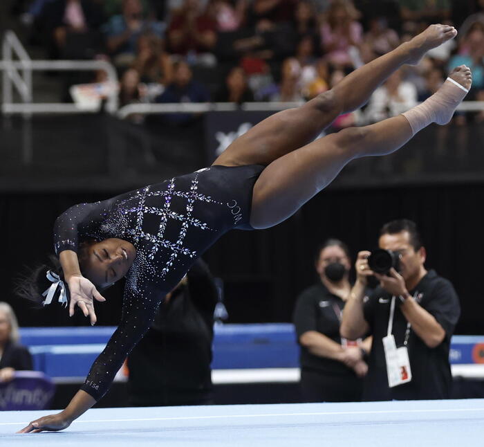 Simone Biles Record La Ginnasta Vince L Ottavo Titolo Ai Campionati