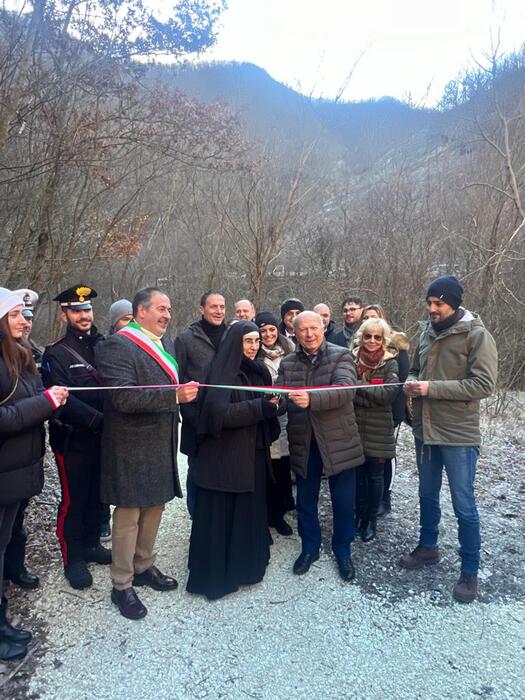 Inaugurato L Ultimo Tratto Del Sentiero Di Santa Rita A Cascia