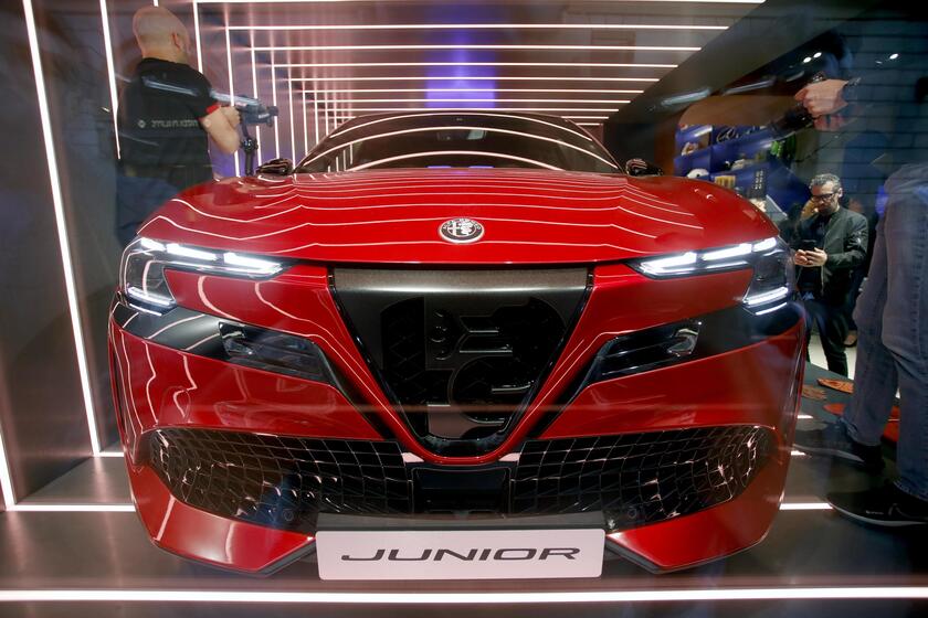 Alfa Romeo Junior in esposizione alla Milano Design Week - RIPRODUZIONE RISERVATA