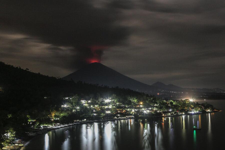 Bali L Eruzione Del Vulcano Agung Primopiano Ansa It