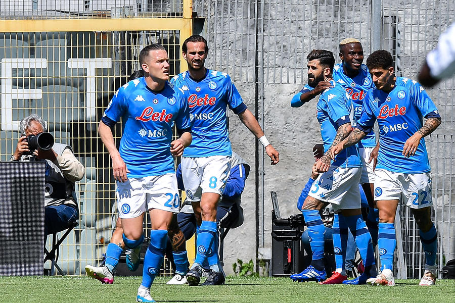 Serie A Spezia Napoli 1 4 Calcio Ansa It