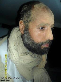 Saif al-Islam upon his arest