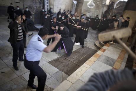 Cleaning of the Church of Nativity