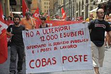 Poste: sciopero Cobas, corteo a Firenze