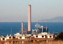 La centrale Enel di Civitavecchia