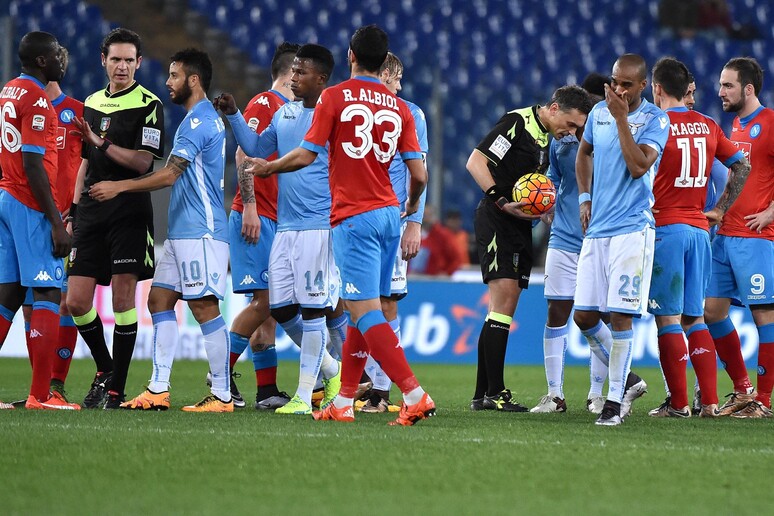 Soccer: Serie A; Lazio-Napoli - RIPRODUZIONE RISERVATA