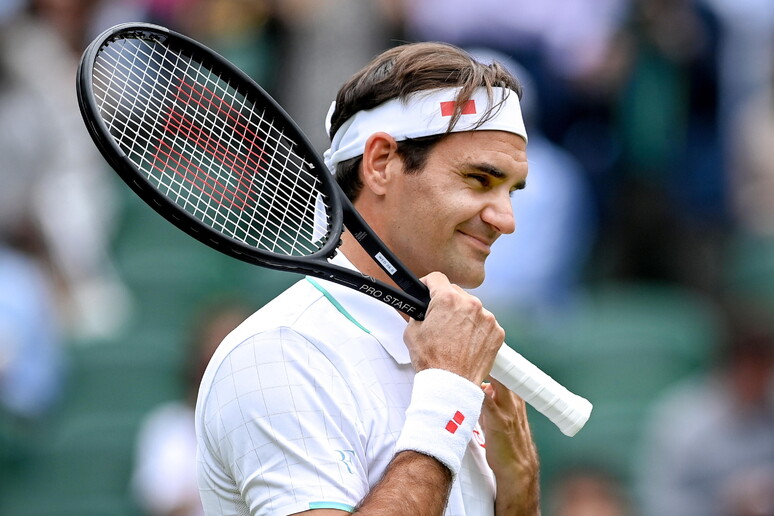 Roger Federer in una foto di archivio © ANSA/EPA