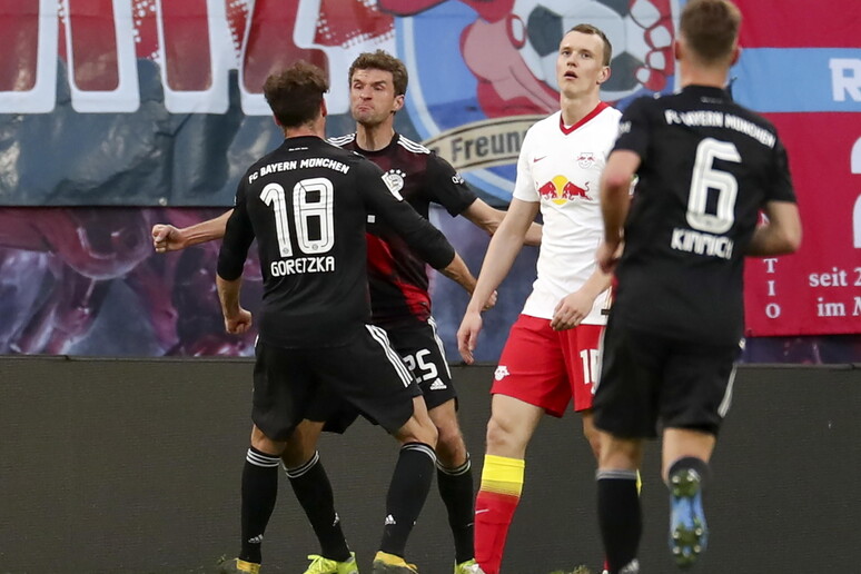 Bayern vince anche senza Lewandowski, 1-0 a Lipsia © ANSA/EPA