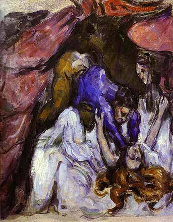 Risultati immagini per PAUL CEZANNE LA DONNA STRANGOLATA -- FOTO DELL'ORIGINALE